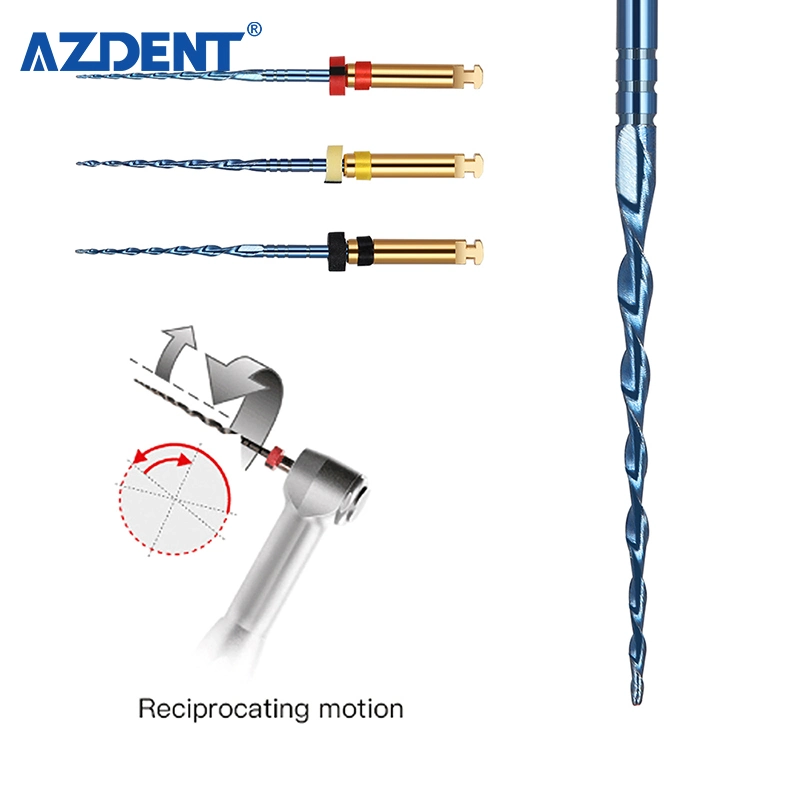 Azdent Hot Selling Reciprocating Root Canal Dental Niti Files Heat Activated