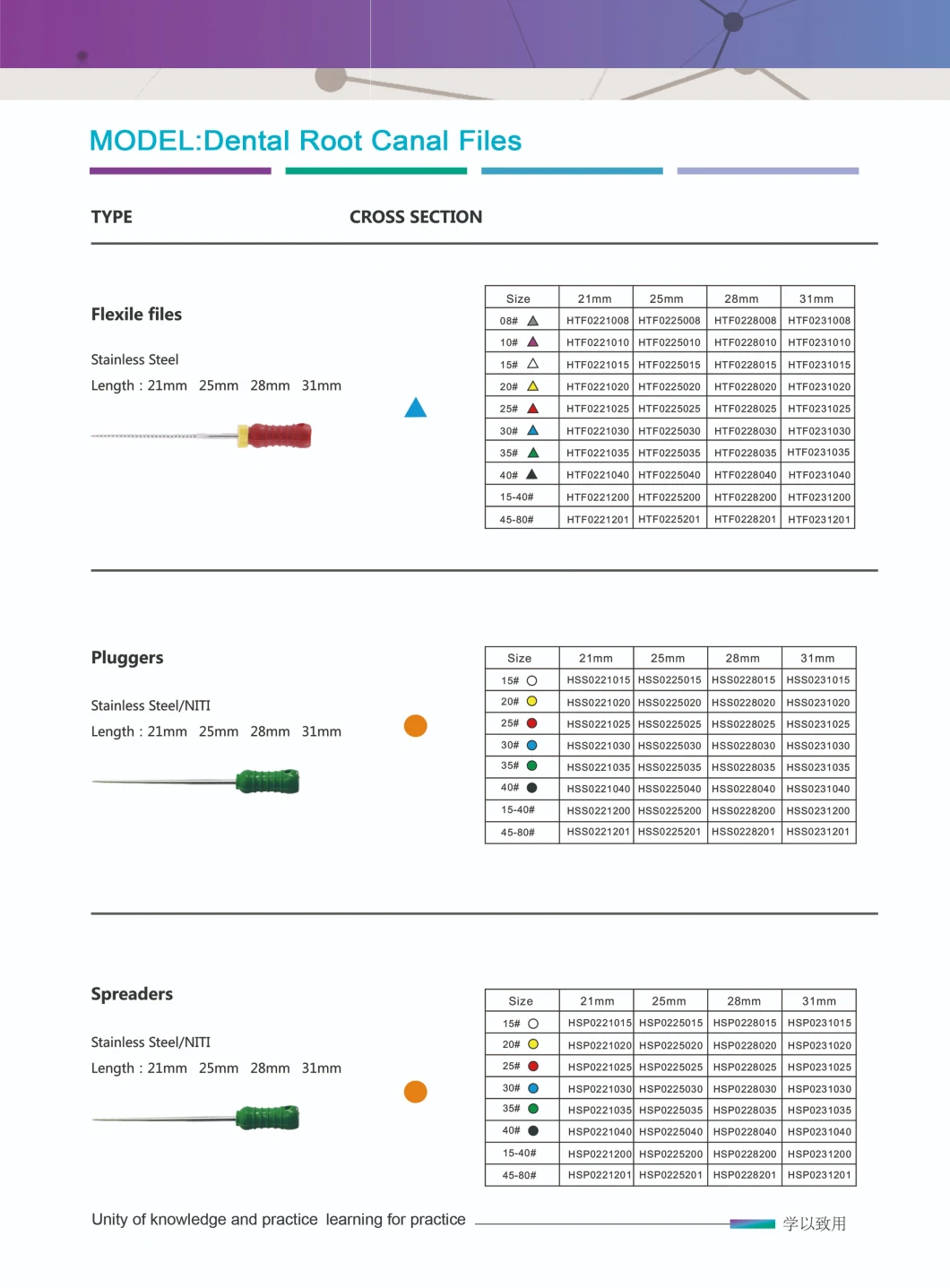 Niti Hand Dental Root Canal Files