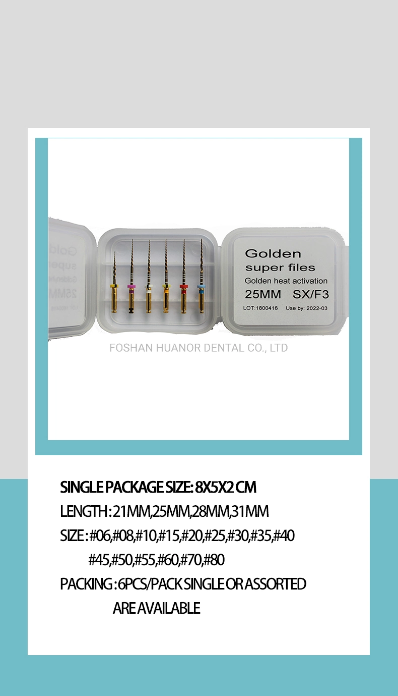 Factory Price Rotary Files Dental Endo Files for Root Canal Treatment